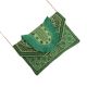 Green Crossbody Beaded Cotton Handbags For Women